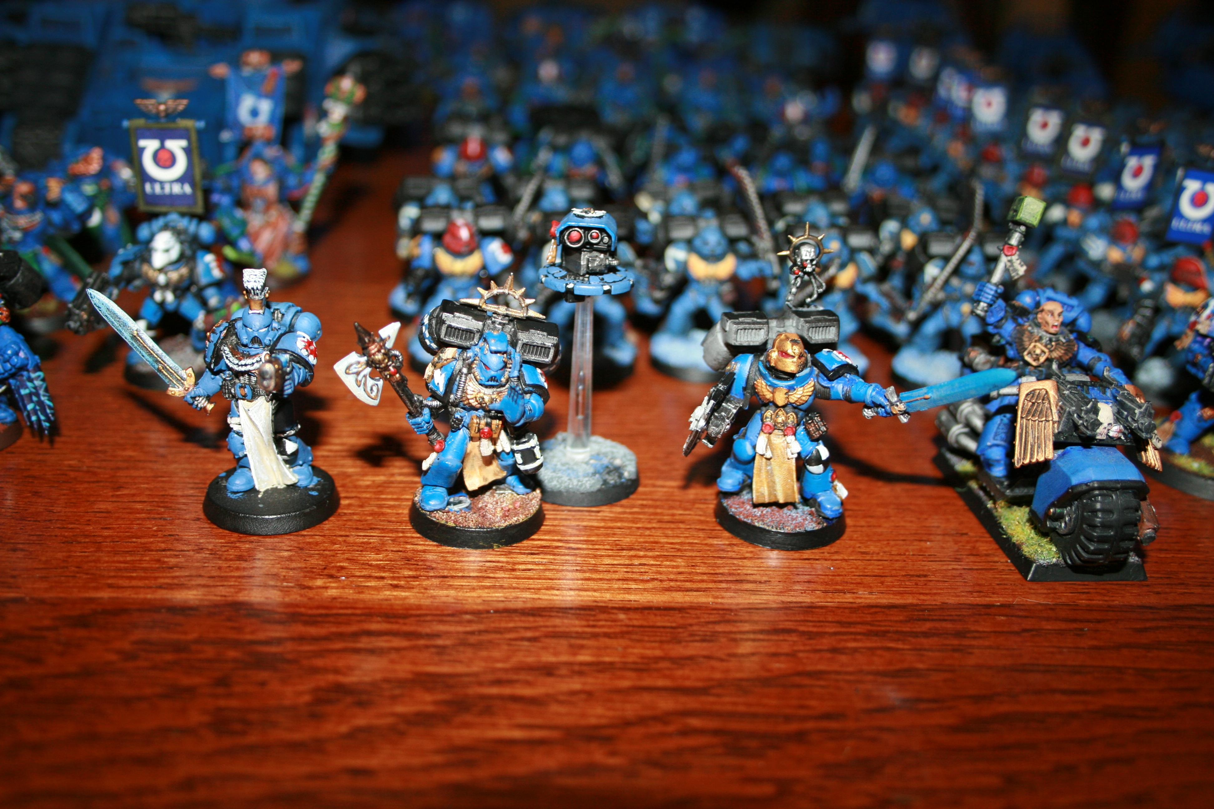 Army, Command Squad, Space Marines, Ultramarines, Warhammer 40,000 - HQ ...